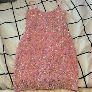 Lucy in the sky bodycon sequin dress